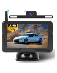 Cámara de Respaldo Inalámbrica Hikity 5" con Monitor IPS