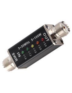 Medidor de Onda Estacionaria Marhynchus 3-30MHz 5-100W LED