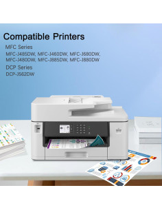 Cartuchos de Tinta MANNERES LC201XL Alto Rendimiento 5 Piezas 2