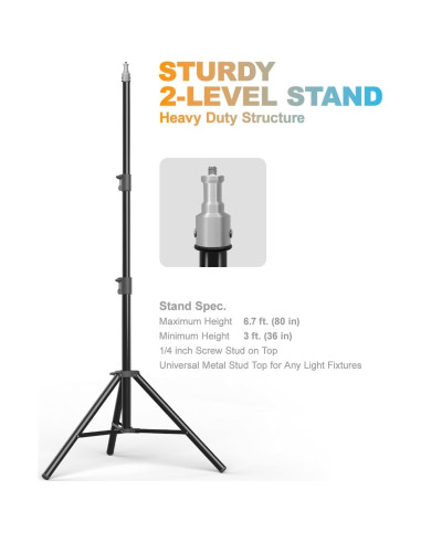 Kit de Iluminación Continua Softbox LimoStudio 2 Pack 27"