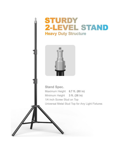 Kit de Iluminación Continua Softbox LimoStudio 2 Pack 27"