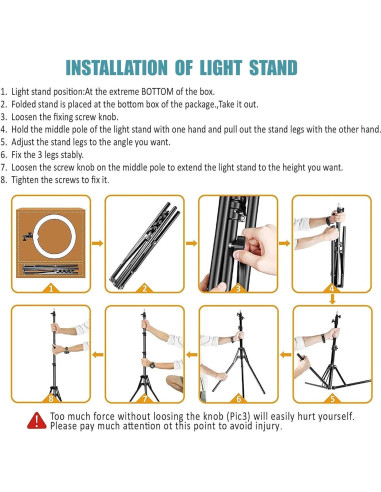 Luz de Anillo VILTROX VL-600T 45W 18" LED para Fotografía