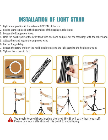 Luz de Anillo VILTROX VL-600T 45W 18" LED para Fotografía