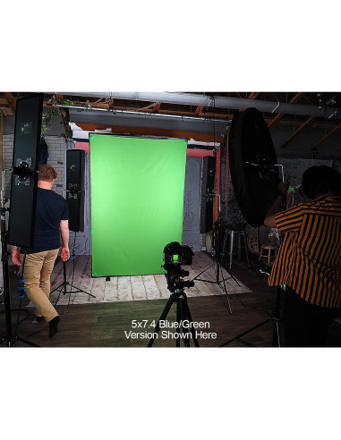 Kit de Fondo Portátil Completo Fotodiox 1.5x2.1m Difusor