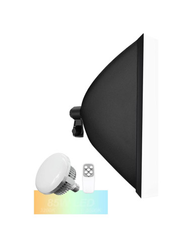Kit de Iluminación Softbox Julius Studio 85W LED Regulable