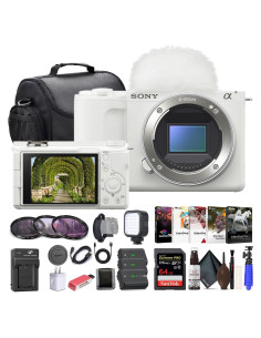 Cámara Sin Espejo Sony Alpha ZV-E10 II Blanco + Accesorios