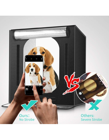 Caja de Fotos FOSITAN F60II 60x60cm Estudio Fotográfico LED