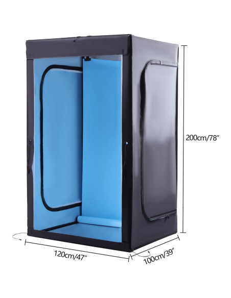 Estudio de Fotografía Profesional CheriLin 100x120x200cm LED