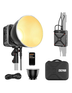 ZHIYUN MOLUS G200 COB Luz de Video Bi-Color 2700K-6500K