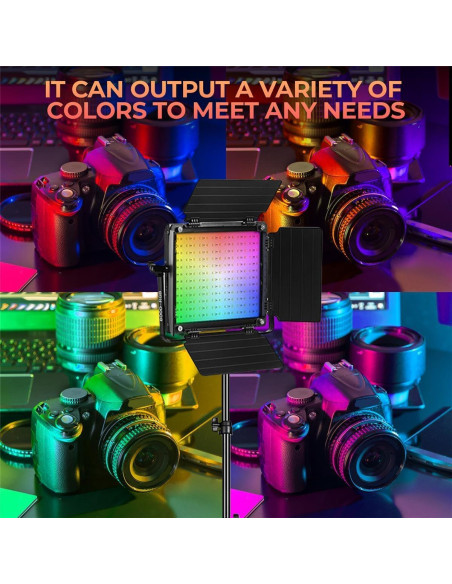 Kit de Luz LED 800D-RGB GVM Bi-Color 40W con Control APP Kit de Luz LED 800D-RGB GVM Bi-Color 40W con Control APP