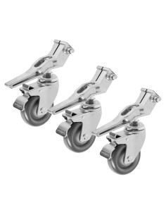 Juego de Ruedas Flashpoint para Soporte de Luz 25x25mm - 3 Piezas