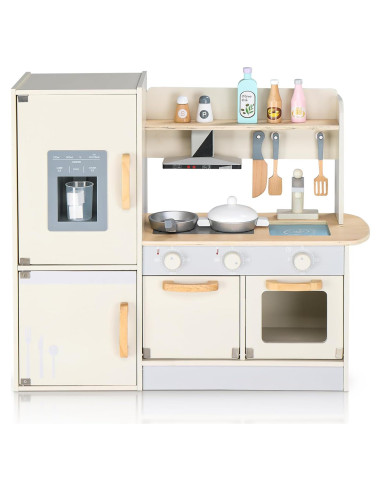 Juego de Cocina de Madera Ktaxon para Niños 3+ con Accesorios