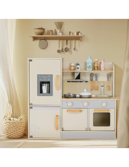 Juego de Cocina de Madera Ktaxon para Niños 3+ con Accesorios
