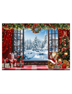 Fondo de Fotografía Navidad 450x240cm Vinilo Pnylzzyxh