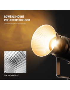 Reflector Difusor Estándar NEEWER RF2 18cm 25 Montura Bowens 2
