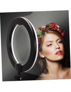 Luz de Relleno LED Regulable DIYEAH 10" con Trípode 160cm 2