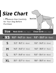 Arnés para Perros Pequeños Eagloo Ajustable Negro XS 2