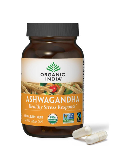 Cápsulas de Ashwagandha ORGANIC INDIA - 60 Unidades Veganas