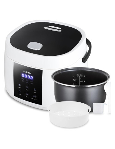 Olla Arrocera Eléctrica Oshenic 3L 6 Tazas Multifuncional