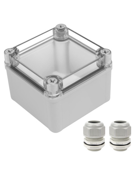 Caja de Conexiones LeMotech IP67 Impermeable 100x100x75mm Caja de Conexiones LeMotech IP67 Impermeable 100x100x75mm