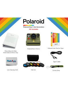 Cámara Instantánea Polaroid Now+ i-Type Verde Bosque con App 2