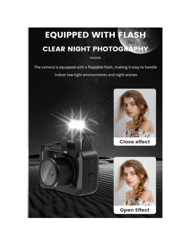 Mini Cámara de Llavero Diyeeni HD 1080P con 64GB