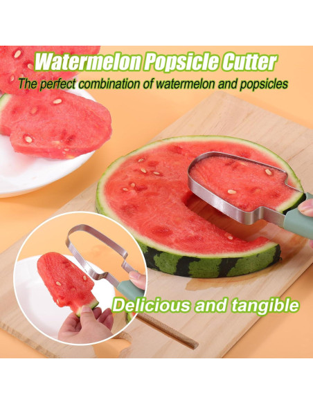 Cortador de Sandía 3 en 1 Palksky - Acero Inoxidable Cortador de Sandía 3 en 1 Palksky - Acero Inoxidable