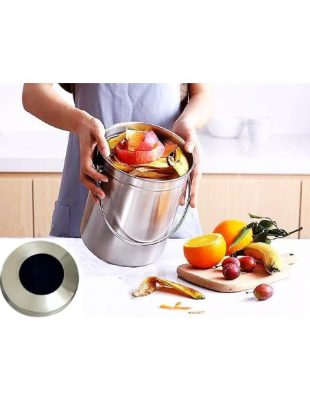 Filtro de Carbón Activado iUoczi 18.4 cm Redondo Paquete de 6