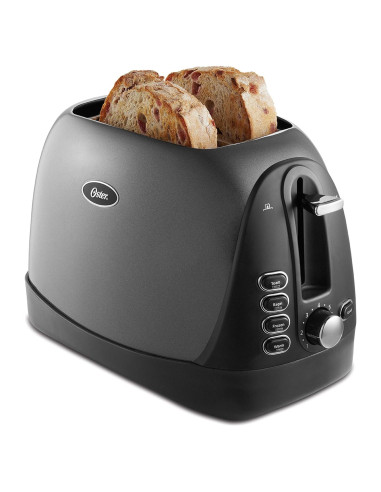 Tostadora de 2 Rebanadas Oster TSSTTRJBG1 Gris Metálico