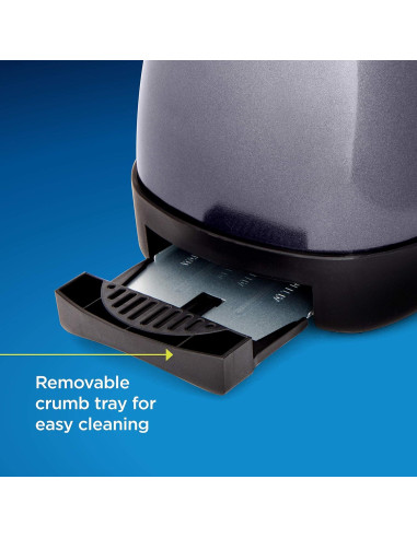 Tostadora de 2 Rebanadas Oster TSSTTRJBG1 Gris Metálico