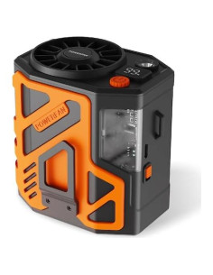 Ventilador Portátil de Cintura Houscly 2024 100 Velocidades 6000mAh