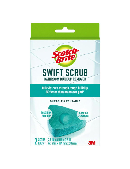 Almohadillas de Fregado Scotch-Brite Swift Scrub 2 Unidades
