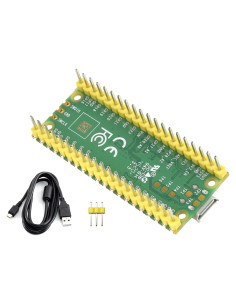 Raspberry Pi Pico con Encabezado Pre-soldado y Cable USB