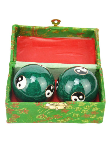 Bolas Baoding Xiaokeis 2 Pcs Verde Tai Ji - Ejercicio y Meditación