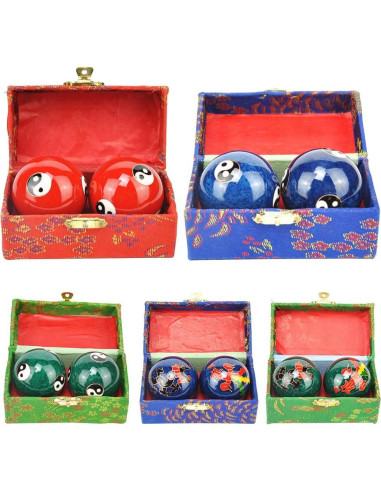 Bolas Baoding Xiaokeis 2 Pcs Verde Tai Ji - Ejercicio y Meditación