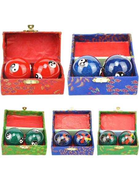 Bolas Baoding Xiaokeis 2 Pcs Verde Tai Ji - Ejercicio y Meditación