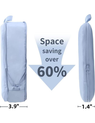 Cubos de Compresión TIANZONG para Equipaje 2 Paquete Grande Beige