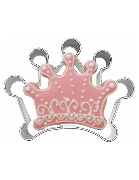 Cortador de Galletas Corona Grande Comais Acero Inoxidable