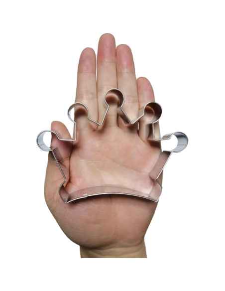 Cortador de Galletas Corona Grande Comais Acero Inoxidable