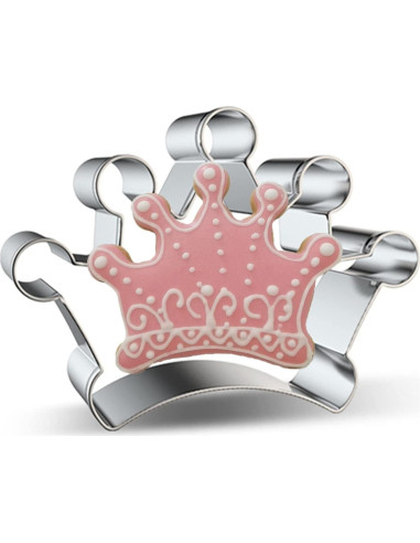 Cortador de Galletas Corona Grande Comais Acero Inoxidable