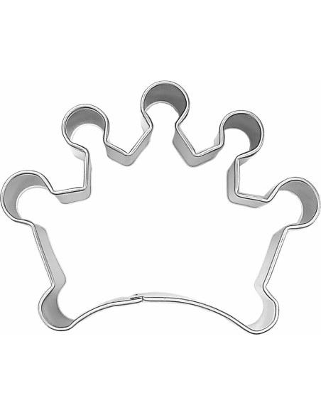 Cortador de Galletas Corona Grande Comais Acero Inoxidable