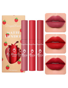 Set de 3 Lápices Labiales Mate Nude Sulily - Larga Duración