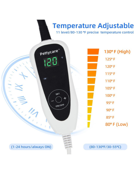 Almohadilla Térmica Pettycare para Perros y Gatos L 56x46cm
