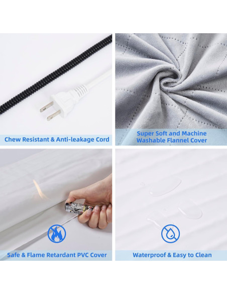 Almohadilla Térmica Pettycare para Perros y Gatos L 56x46cm