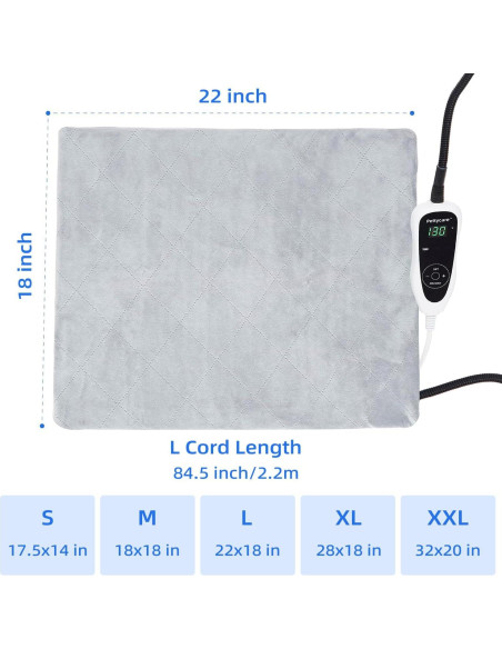 Almohadilla Térmica Pettycare para Perros y Gatos L 56x46cm