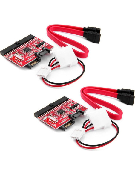 Adaptador Convertidor IDE a SATA TEAMWILL 2PCS 150MB/s