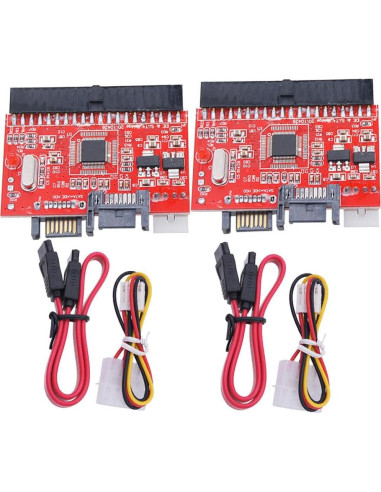 Adaptador Convertidor IDE a SATA TEAMWILL 2PCS 150MB/s