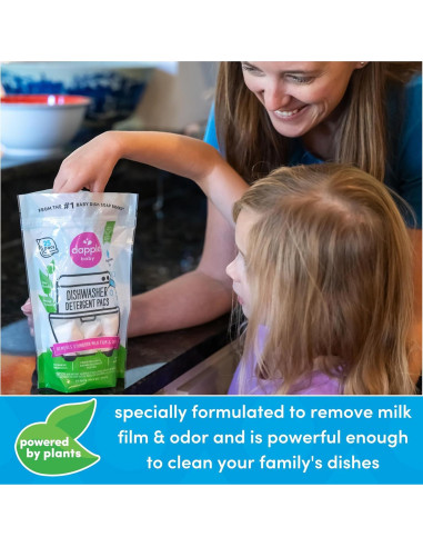 Pacs para Lavavajillas Dapple Baby Hipoalergénicos 50 Unidades