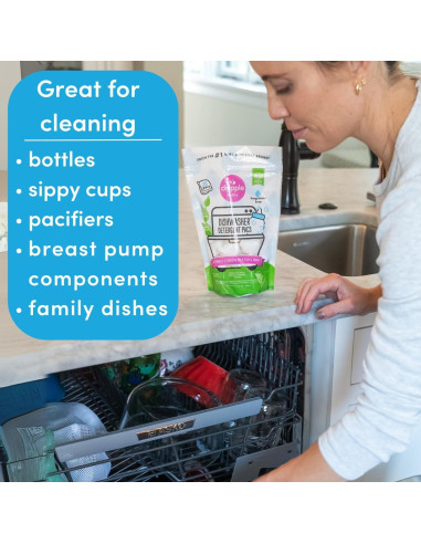 Pacs para Lavavajillas Dapple Baby Hipoalergénicos 50 Unidades