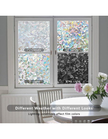 Película de Privacidad para Ventanas Donox Arcoíris 44.5x199.8cm Película de Privacidad para Ventanas Donox Arcoíris 44.5x199.8cm